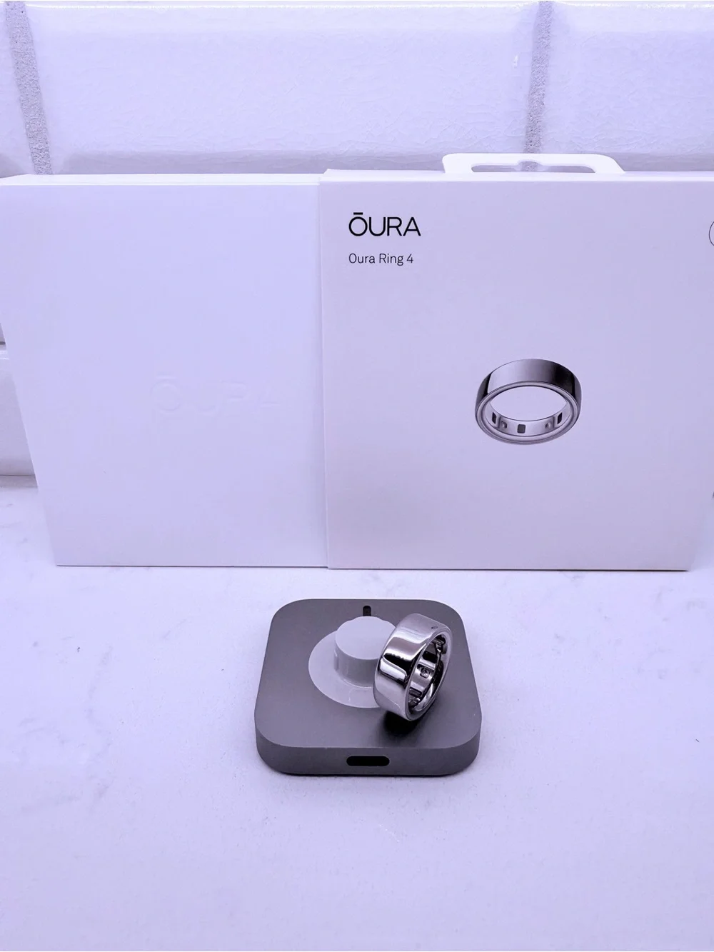 Oura Ring Silver Generation 4 Size 5